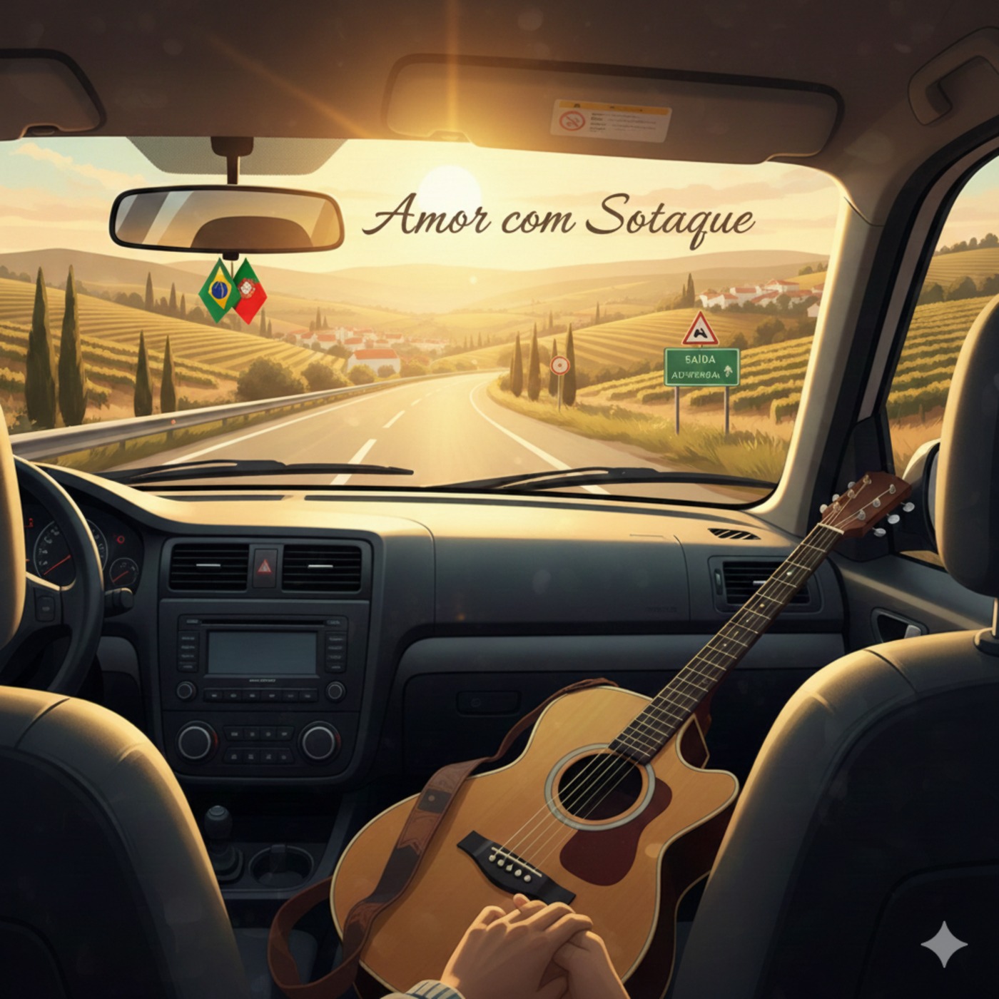 Capa do single Amor com sotaque